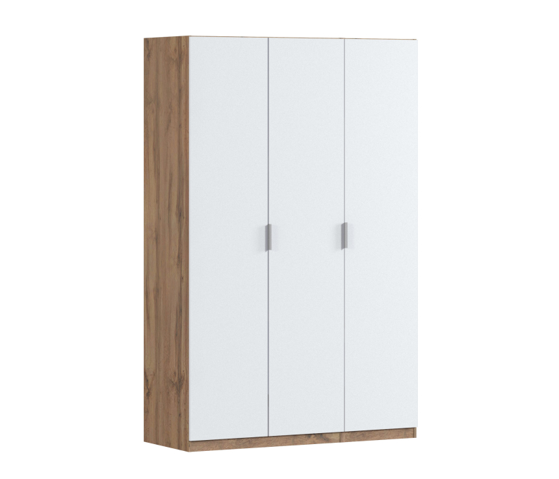 Для одежды, Шкаф трехдверный Макс 1500 мм, вариант №3 (ЛДСП, корпус дуб вотан)
