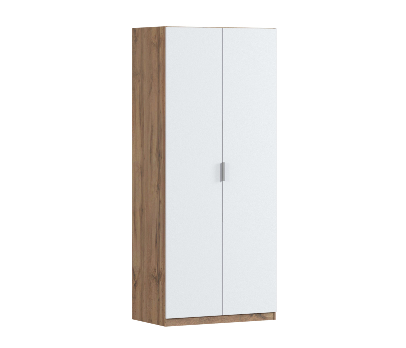 В спальню, Шкаф двухдверный Макс 1000 мм, вариант №5 (ЛДСП, корпус дуб вотан)