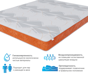 Матрас Тропикана-Агама в чехле Warmer 800х1900