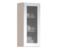 Роял, Роял шкаф навесной со стеклом 1 дв 40х93 см