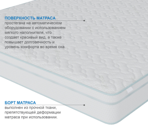 Столлайн / Матрас Корсика-Лайт в чехле Cooler 800х1900