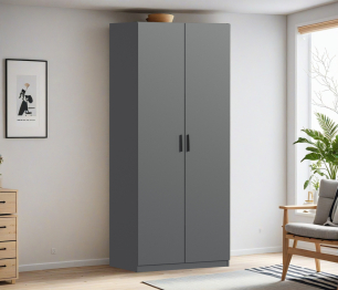 Шкаф двухдверный Макс 1000 мм, вариант №2 (ЛДСП)