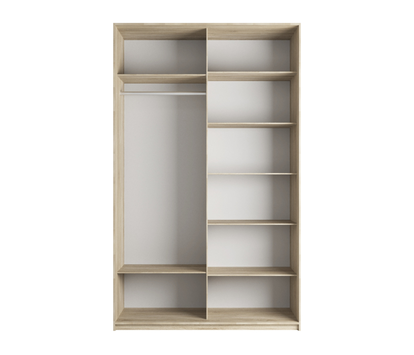 Шкафы-купе 2-х дверные, Шкаф Прайм дуо Зеркало+зеркало 2300 х 1200 х 570