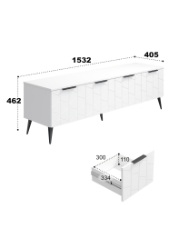 Тумба ТВ Контемпо КТ-05
