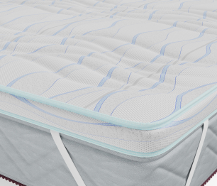 Наматрасник Соник-латекс h 6см в чехле Кулер  900*2000