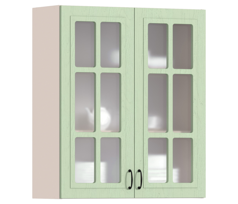 Регина, Регина шкаф навесной со стеклом 2 дв 80х93 см