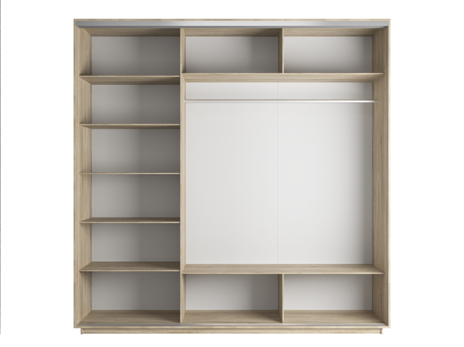 Шкафы-купе, Шкаф-купе Экспресс 1001, 180х60х220