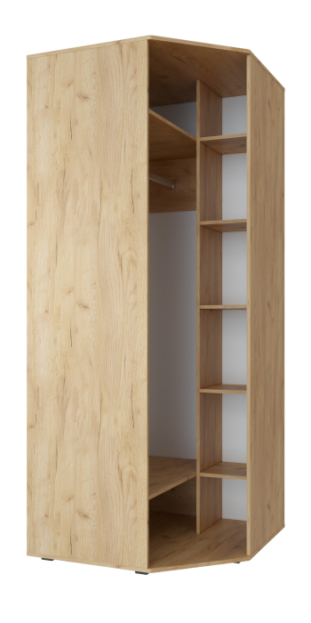 Угловые шкафы, Шкаф угловой Эмилия ЭЛ-17К с зеркалом