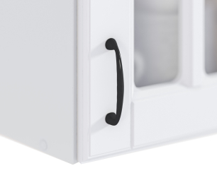 Регина шкаф навесной со стеклом 1 дв 40х72 см