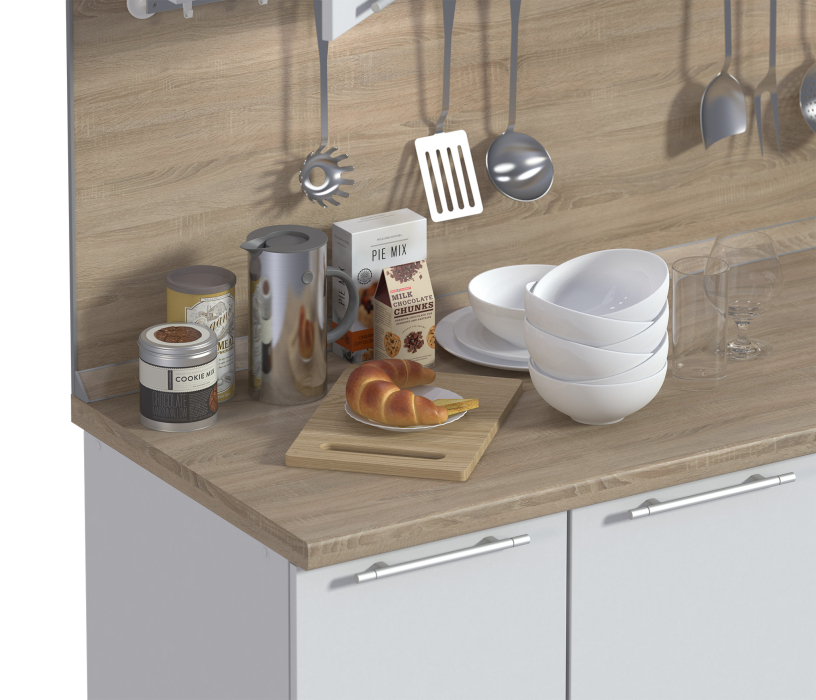 Столешницы, Столешница R9 38* 802*600 Дуб Сонома светлый 2085 (Дуб Бардолино) в упаковке