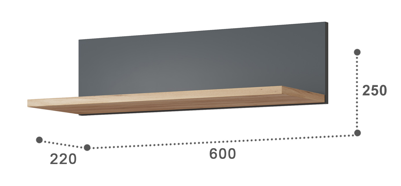 Настенные полки, Полка Эмилия ЭЛ-8