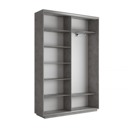 Шкаф-купе Экспресс 2-х дверный Фотопечать Шелк Стекла 120х45х220