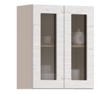 Регина, Регина шкаф навесной со стеклом 2 дв 60х72 см