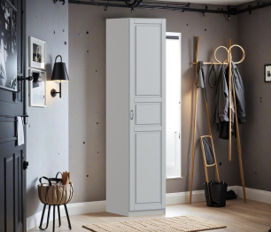 Шкаф однодверный Макс 500 мм, вариант №5 (ЛДСП/МДФ)