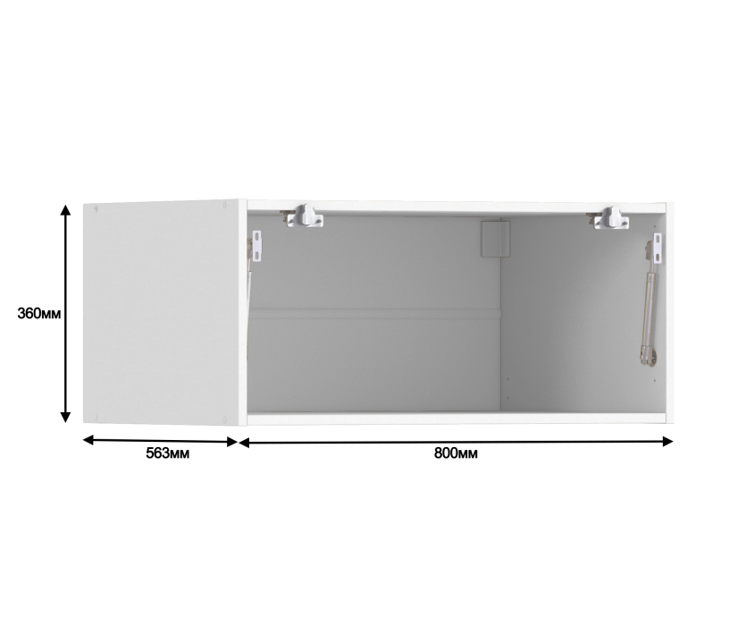 Корпус, Регина корпус для шкафа навесного 1 дв 80х36 см