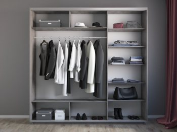 Шкаф-купе Экспресс 3-х дверный Фотопечать Ленты Стекла 210х60х240