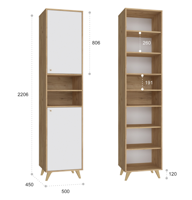 Шкафы пеналы, Пенал Ирма ИР-1