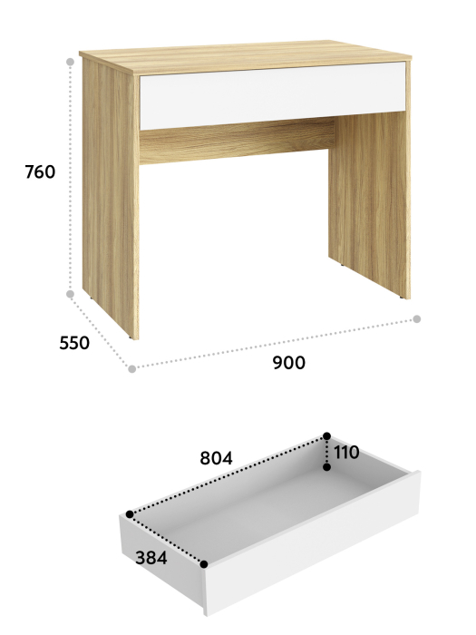 Прямые, Стол Оскар ОС-25