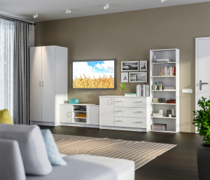 Терра (Лофт) Белая Мебель для гостиной