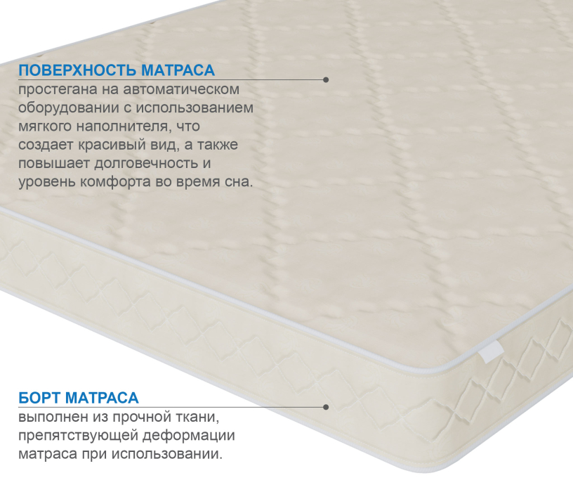 Матрасы 140 см, Матрас Классик-Орландо в скрутке 1400х1900