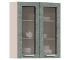 Регина, Регина шкаф навесной со стеклом 2 дв 80х93 см