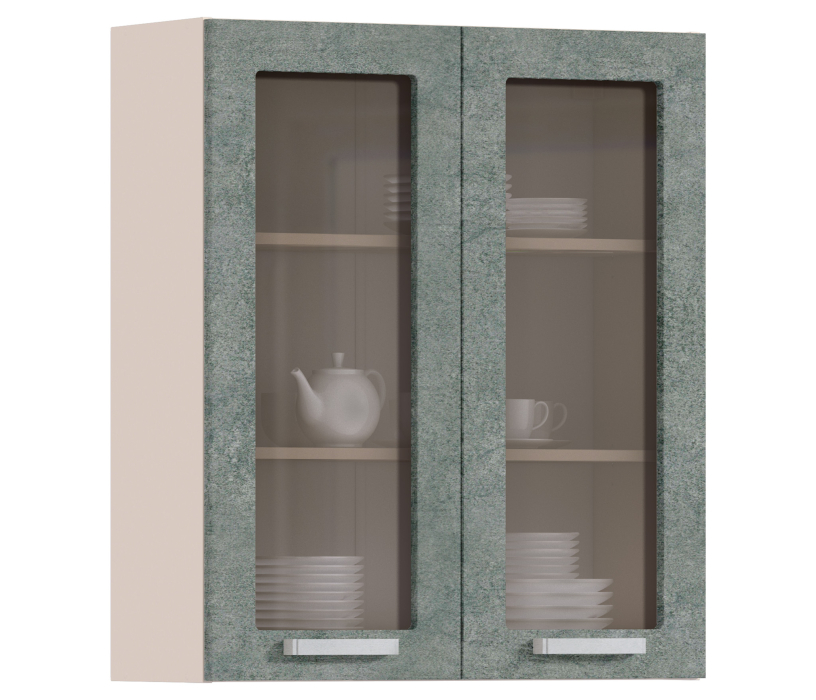 Регина, Регина шкаф навесной со стеклом 2 дв 80х93 см