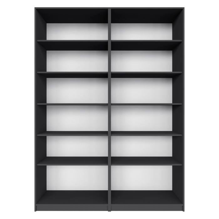 Шкафы распашные, Распашной шкаф Локер 800+800 (Гармошка с системой Push to Move/Левый) с полками