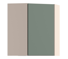 Белла, Белла шкаф навесной угловой 1 дв 60х72 см