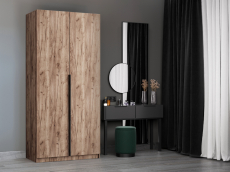 Шкафы распашные, Шкаф складной Е1 Локер ("Гармошка") 101х52,5х220 см, с модулем