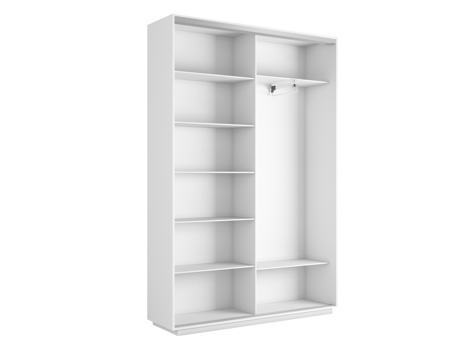 Шкафы-купе 2-х дверные, Шкаф-купе Экспресс Медиум дуо 2200 x 1400 x 450