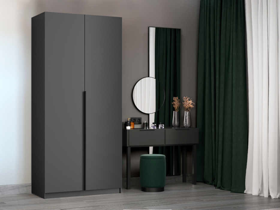 Шкафы распашные, Шкаф складной Е1 Локер ("Гармошка") 101х52,5х220 см, с модулем