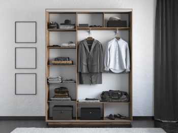 Шкаф-купе Экспресс 3-х дверный Фотопечать Квадрат Стекла 240х45х240