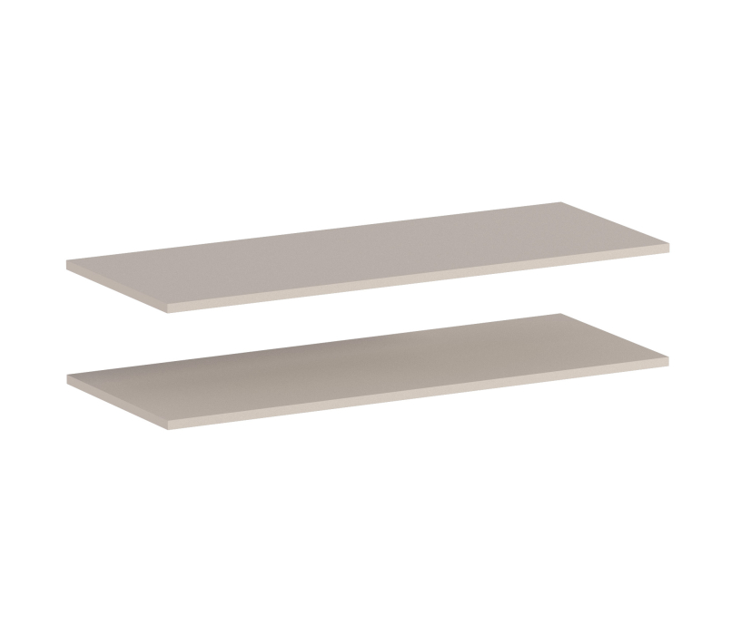 ГАРДЕРОБНЫЕ МАКС, Макс СБ-3451 Полки 1000 Белый (2шт) (опция)