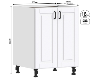 Регина стол 2 дв 60х82 см