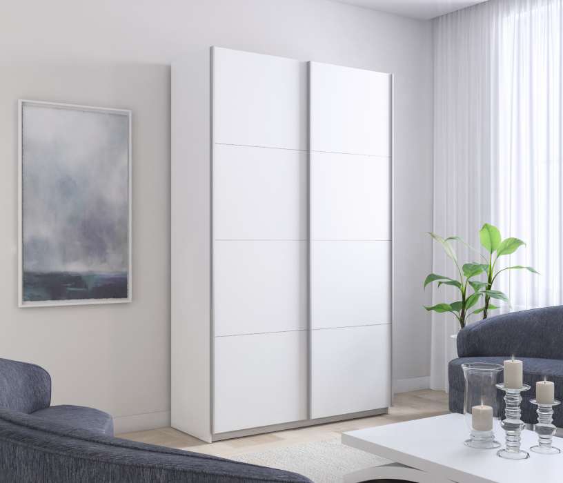 Шкафы-купе 2-х дверные, Шкаф Прайм дуо ДСП/ДСП 2300 x 1400 x 570