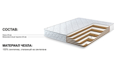 Другие размеры, Матрас Тропикана-Агама в чехле Magnetic 900х1900