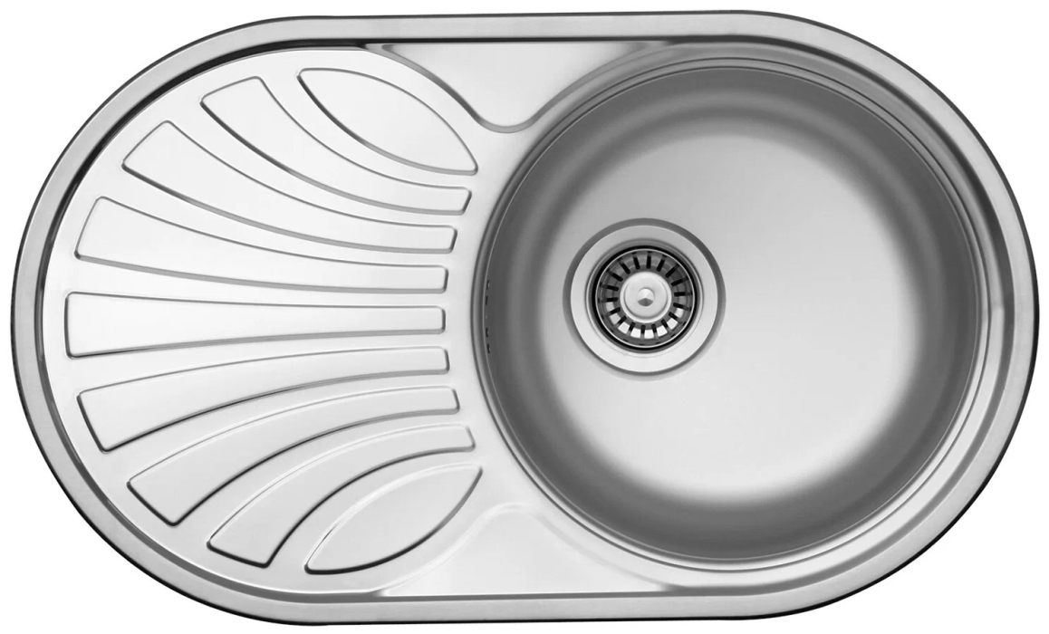 Кухонные мойки, Мойка Юкинокс Фаворит FAL760.470-GT6K 1R, сифон S710