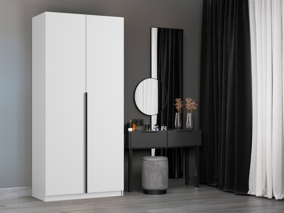 Шкафы распашные, Шкаф складной Е1 Локер ("Гармошка") 101х52,5х220 см, с полками