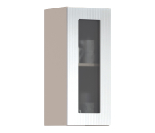 Роял, Роял шкаф навесной со стеклом 1 дв 30х72 см