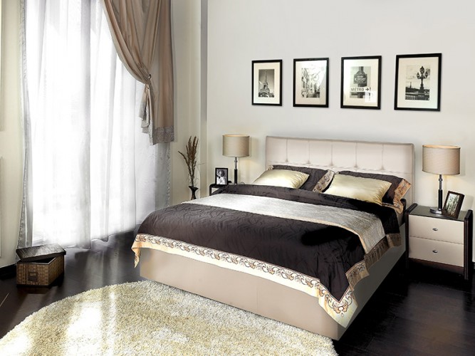 Двуспальные, Кровать интерьерная Marta 200-180