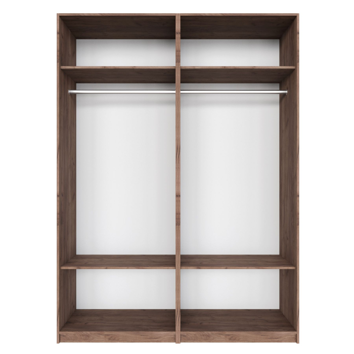 Шкафы распашные, Распашной шкаф Локер 800+800 (Гармошка с системой Push to Move/Левый)