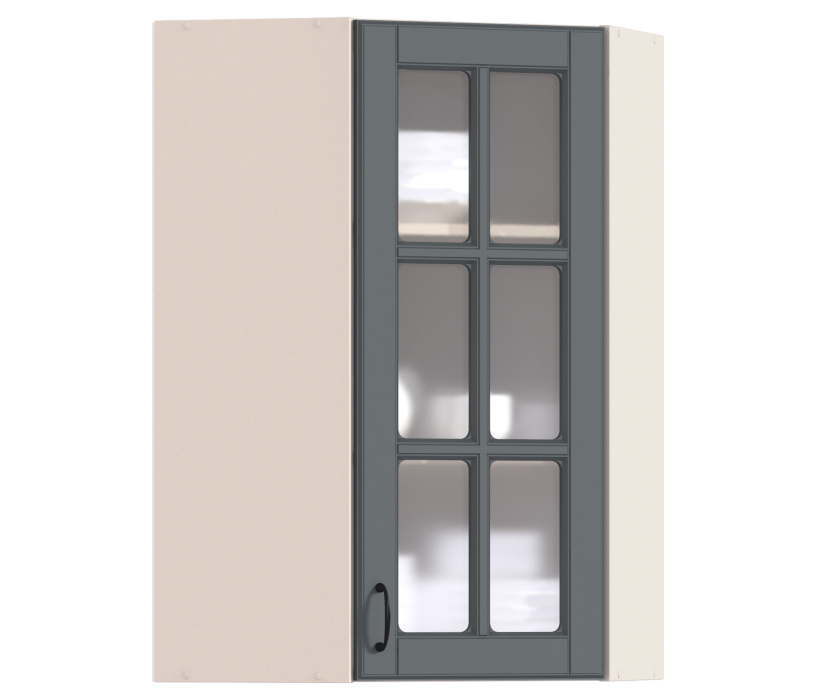 Регина, Регина шкаф навесной угловой со стеклом 1 дв 60х93 см