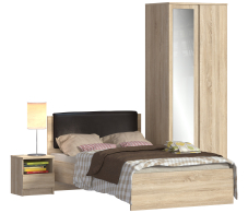 Спальные гарнитуры, Веста набор с кроватью 1200