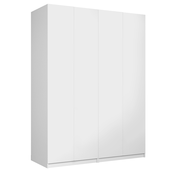 Шкафы распашные, Шкаф складной Е1 Локер ("Гармошка" с системой Push to Move/Левый162х52.5х220 см, с модулем