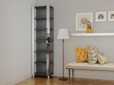 Открытые, Стеллаж модульный Универсальный 35х51х230 Зеркало