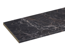 Столешницы, Столешница 38* 802*600 Мрамор марквина черный глянец 1U/3030/1 в упаковке