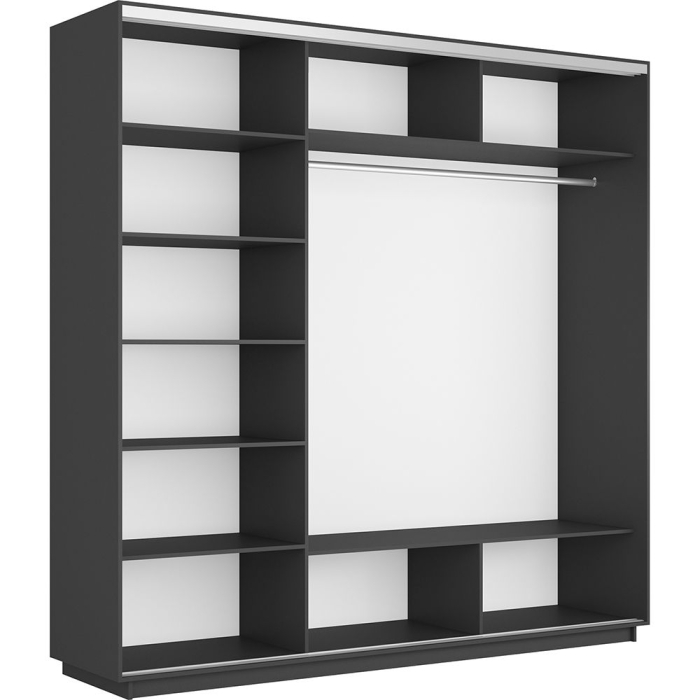 Шкафы-купе 3-х дверные, Шкаф-купе Экспресс 3-х дверный Фотопечать Калейдоскоп Стекла 240х60х220