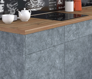 Регина (Лофт) Бетон/Белый глянец