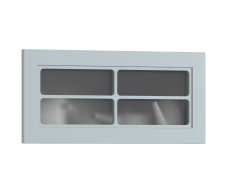 MODERN, MODERN фасад для шкафа навесного со стеклом 80х36 см