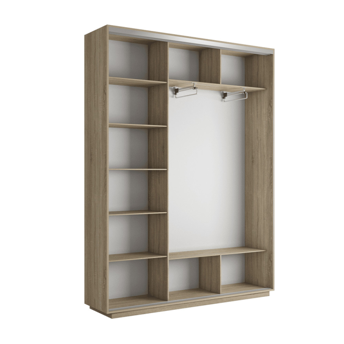 Шкафы-купе 3-х дверные, Шкаф-купе Экспресс 3-х дверный Фотопечать Калейдоскоп Стекла 180х45х240